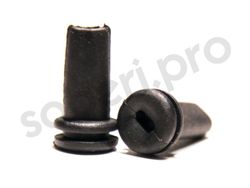 Кабельный ввод 25 мм черный для корпуса рэа