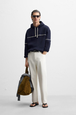 Комбинированная толстовка relaxed fit