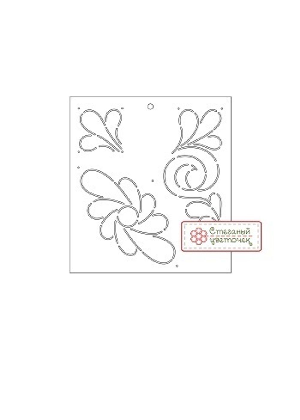 Шаблон для стежки "Розовая мечта" (арт. T30)