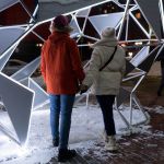 Полигональный светодиодный "Заяц"