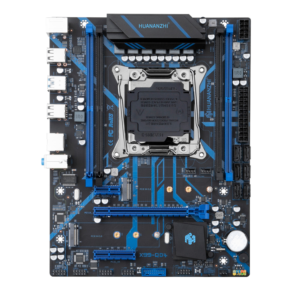 Материнская плата с процессором HUANANZHI X99-QD4, Xeon E5-2670v3 + 16GB RAM DDR4