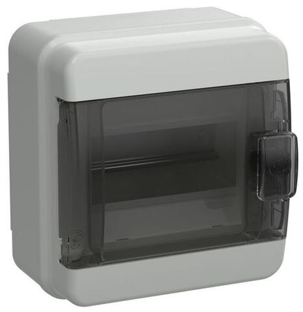 Корпус КМПн-6 TEKFOR IP65 черн. прозр. дверь пластик. IEK TF5-KP72-N-06-65-K03-K02