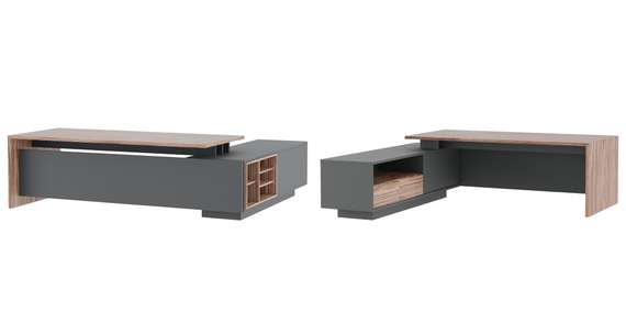 Стол письменный на опорной креденции