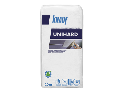 Шпаклевка гипсовая Knauf Unihard, 20 кг