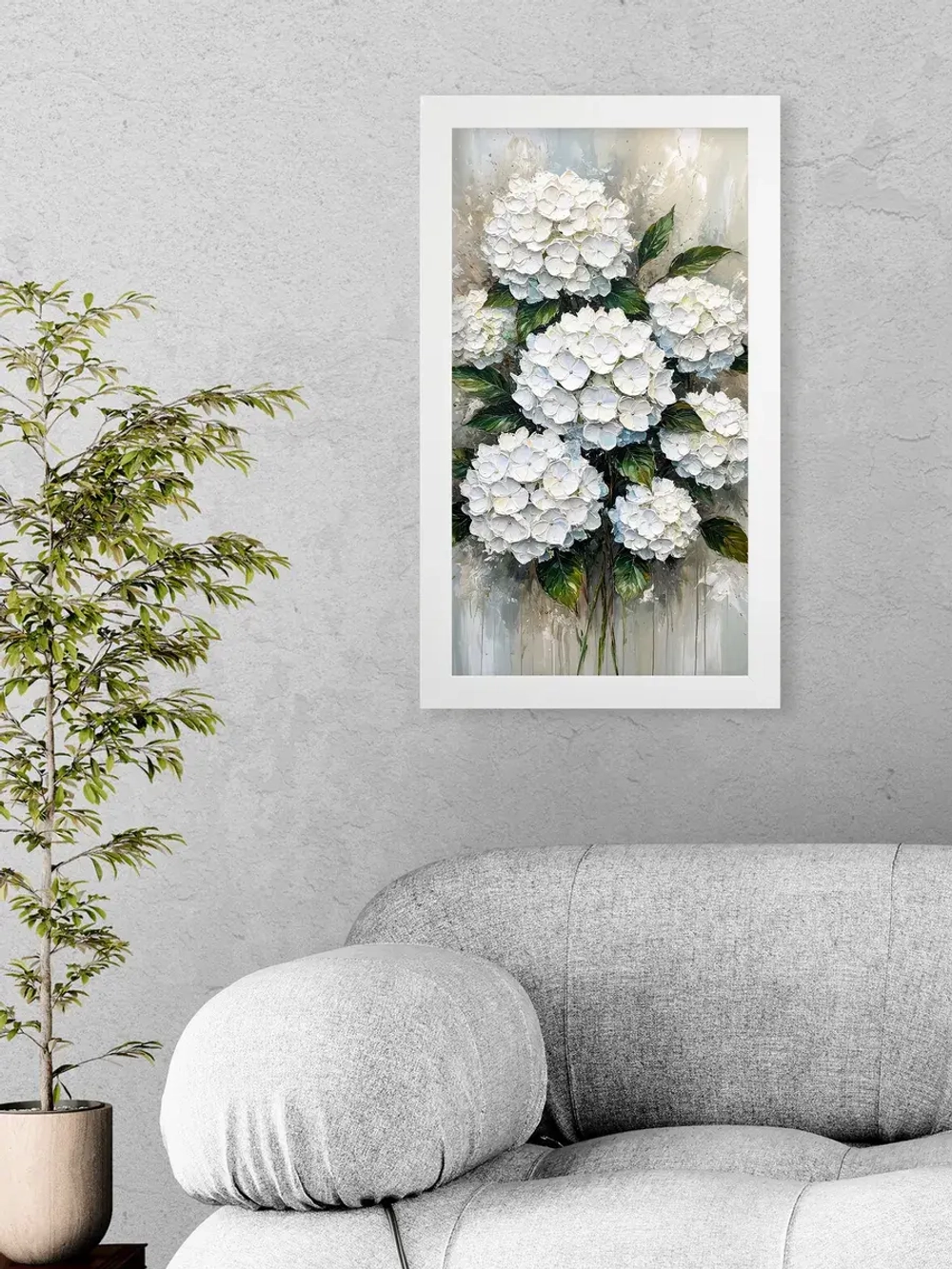 Картина настенная для интерьера в раме 66*39 см