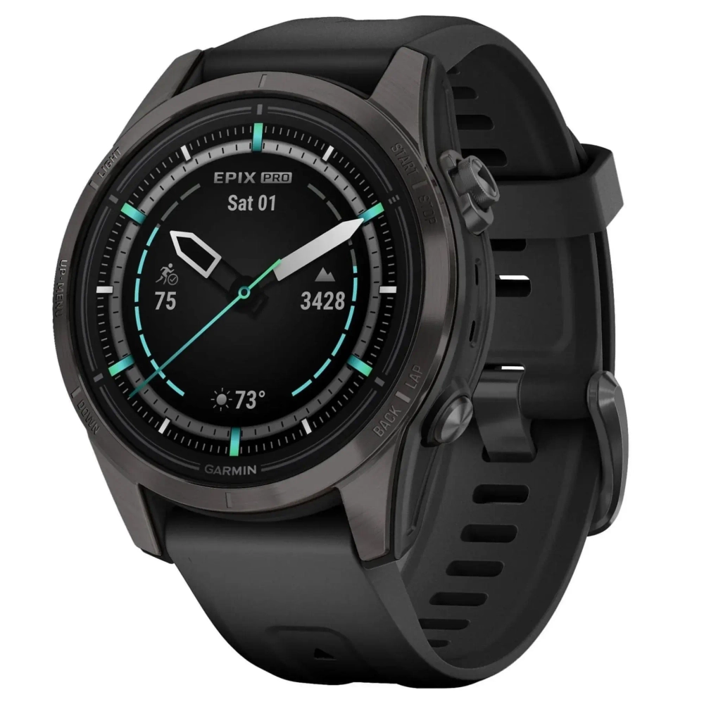 Умные часы Garmin Epix Pro Gen 2 Sapphire Edition 42 мм, серый