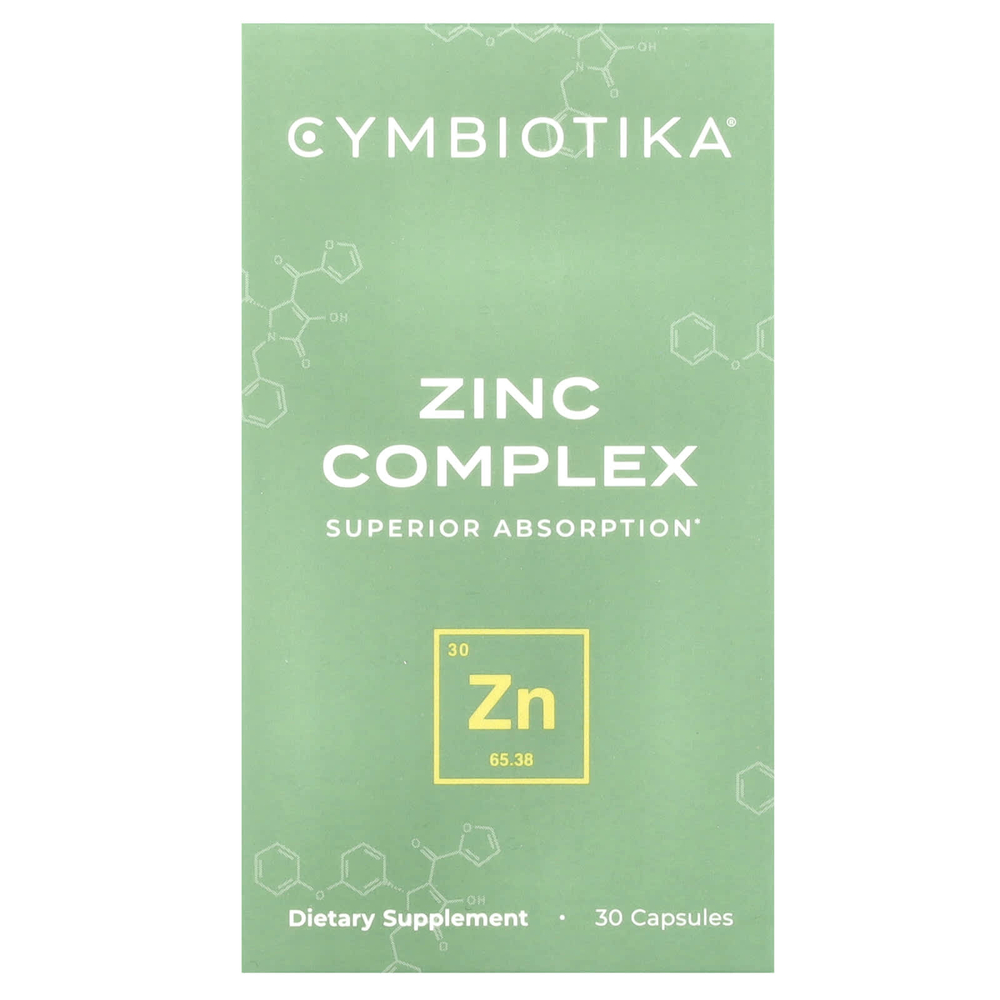Cymbiotika, Zinc Complex, 30 капсул