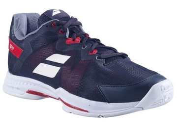 Мужские теннисные кроссовки Babolat SFX3 All Court Men - black/poppy red