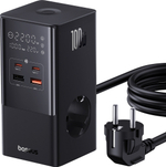 Зарядное устройство Baseus GaN5Pro PowerCombo Tower 2AC+2U+2C 100W черный