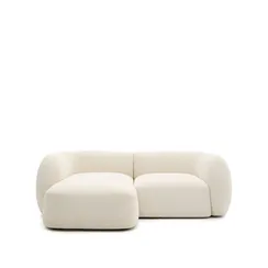 Модульный 2-местный диван Martina в экрю шенилле с левым шезлонгом 230 см