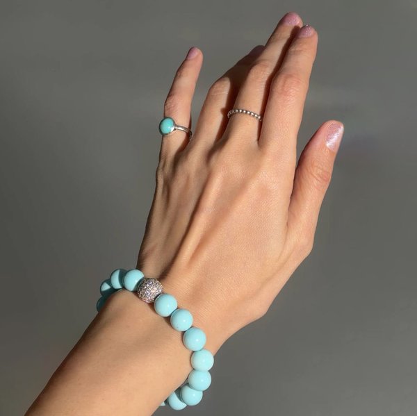 Барочная культивированная жемчужина, розово-персиковая с радужными переливами