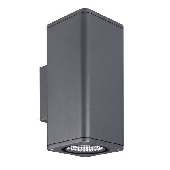 Светильник LGD-EVO-WALL-TWIN-S100x100-2x12W Warm3000 (GR, 44 deg, 230V) Arlight 046195