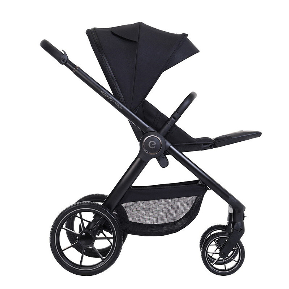 Детская коляска 3 в 1 Espiro Yoga 2025 и автокресло Pi Gray blue 111 calm evening voice of nature / Серый/синий (Gray blue 103)