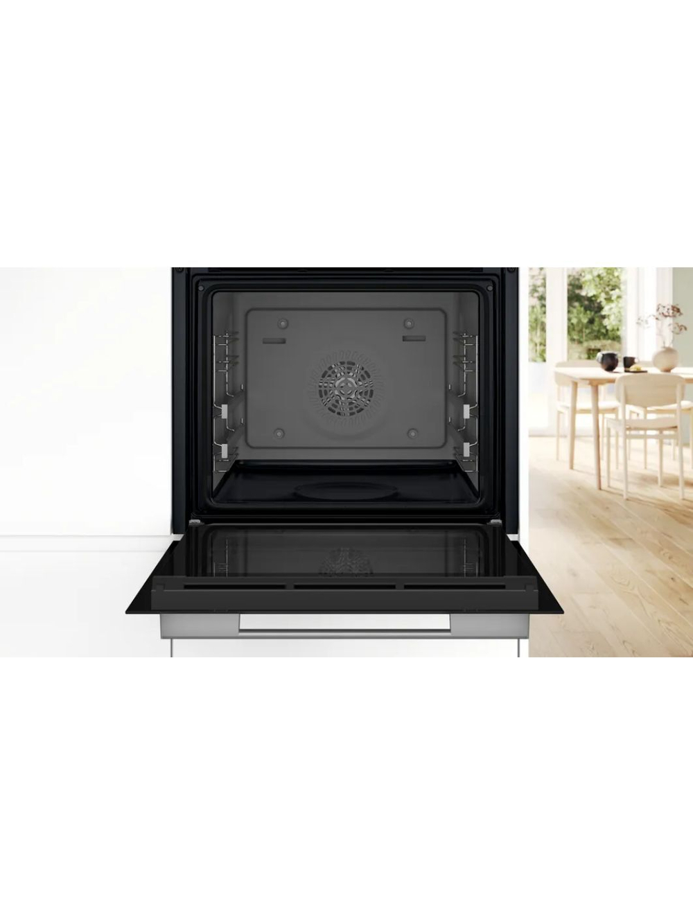 Электрический духовой шкаф Bosch HJG852YW0T, 60 см, 66 л, 8 режимов, гриль, традиционная очистка