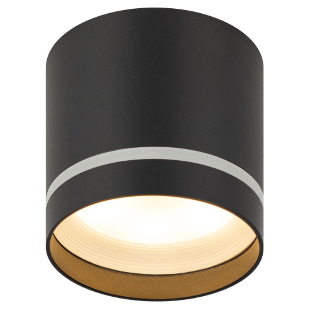 OL9 GX53 BK/WH Подсветка ЭРА Накладной под лампу Gx53, алюминий, цвет черный+белый