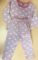 Пижама для девочки из хлопка-бамбука