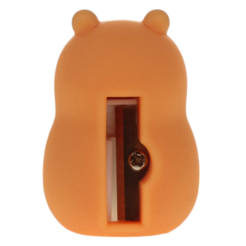 Точилка 1отв. "Capybara" пласт, ассорти 2 цвета (Mazari)