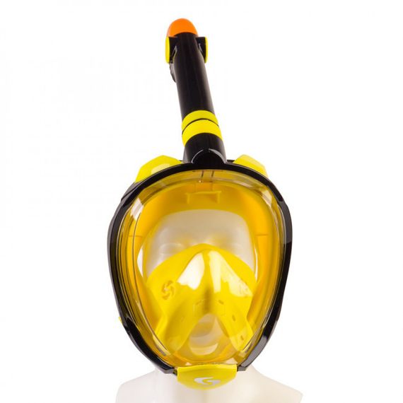 Маска полнолицевая Scorpena Swim большая жёлтая