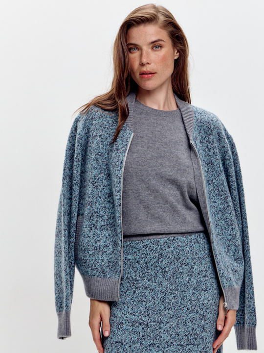 Кашемировый бомбер