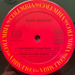 Mick Jagger ‎– Throwaway (США 1987г.) 12", 45 RPM
