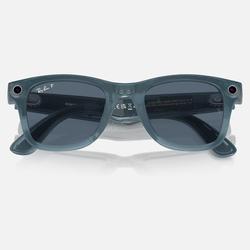 Ray-Ban Meta Wayfarer ( Цвет оправы - матовый синий, цвет линз - синий)