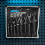 Набор ключей комбинированных 8-19 мм, 8 шт, CrV, холодный штамп Gross