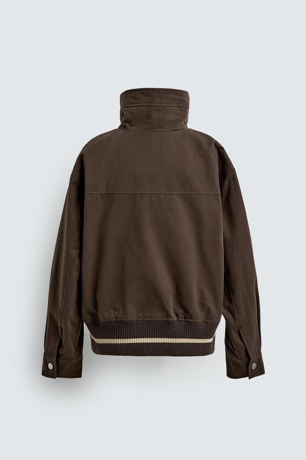 ZARA X DISNEY КУРТКА С НАШИВКОЙ MICKEY MOUSE, ШОКОЛАДНЫЙ