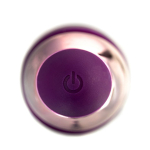 Фиолетовый клиторальный вибростимулятор 18,5см ToyFa L'Eroina Flo 561022