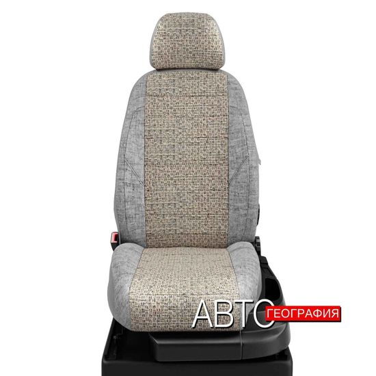 Чехлы на сиденья Nissan Tiida II [C13] (2015-2018) хэтчбек из льна