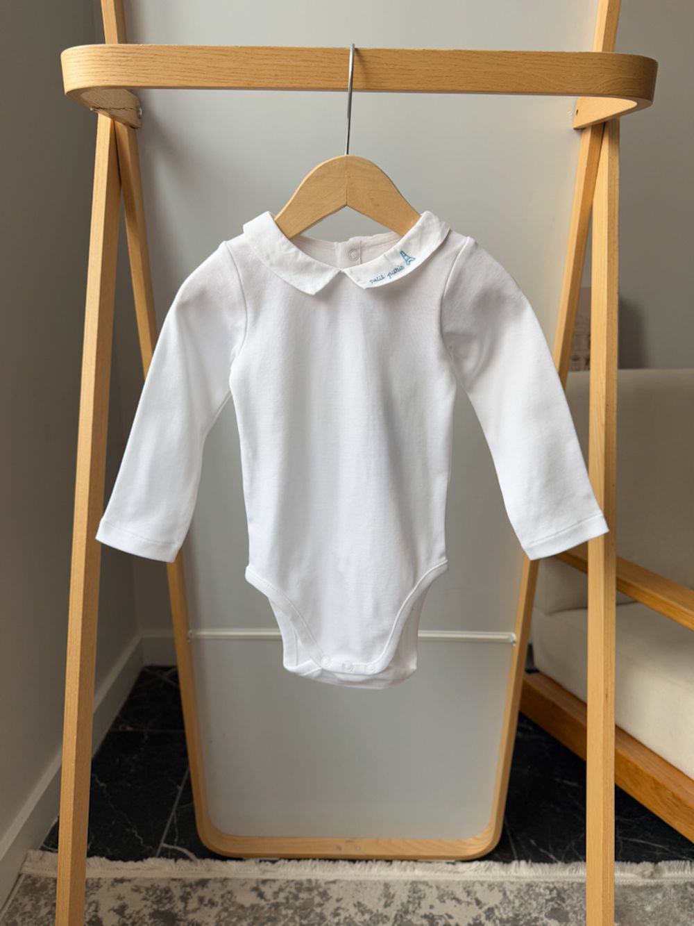 Новое хлопковый боди-слип Jacadi, 74