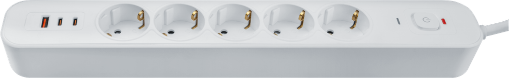 Сетевой фильтр Navigator 95 683 NSP-USB-05-500-ESC-3x1-PD20W