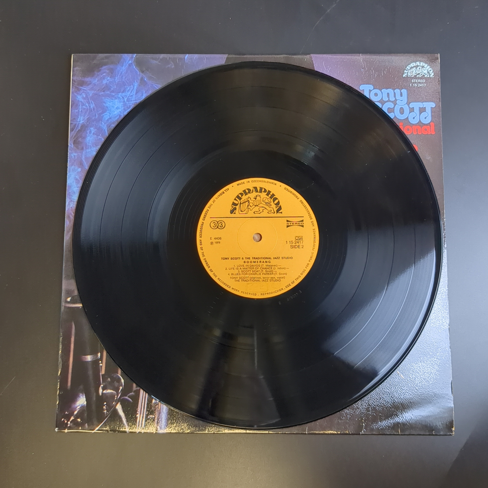 LP Jony Scott - Boomerang. Джаз. Виниловая пластинка 12 дюймов. Sepraphon Чехословакия 1978 год