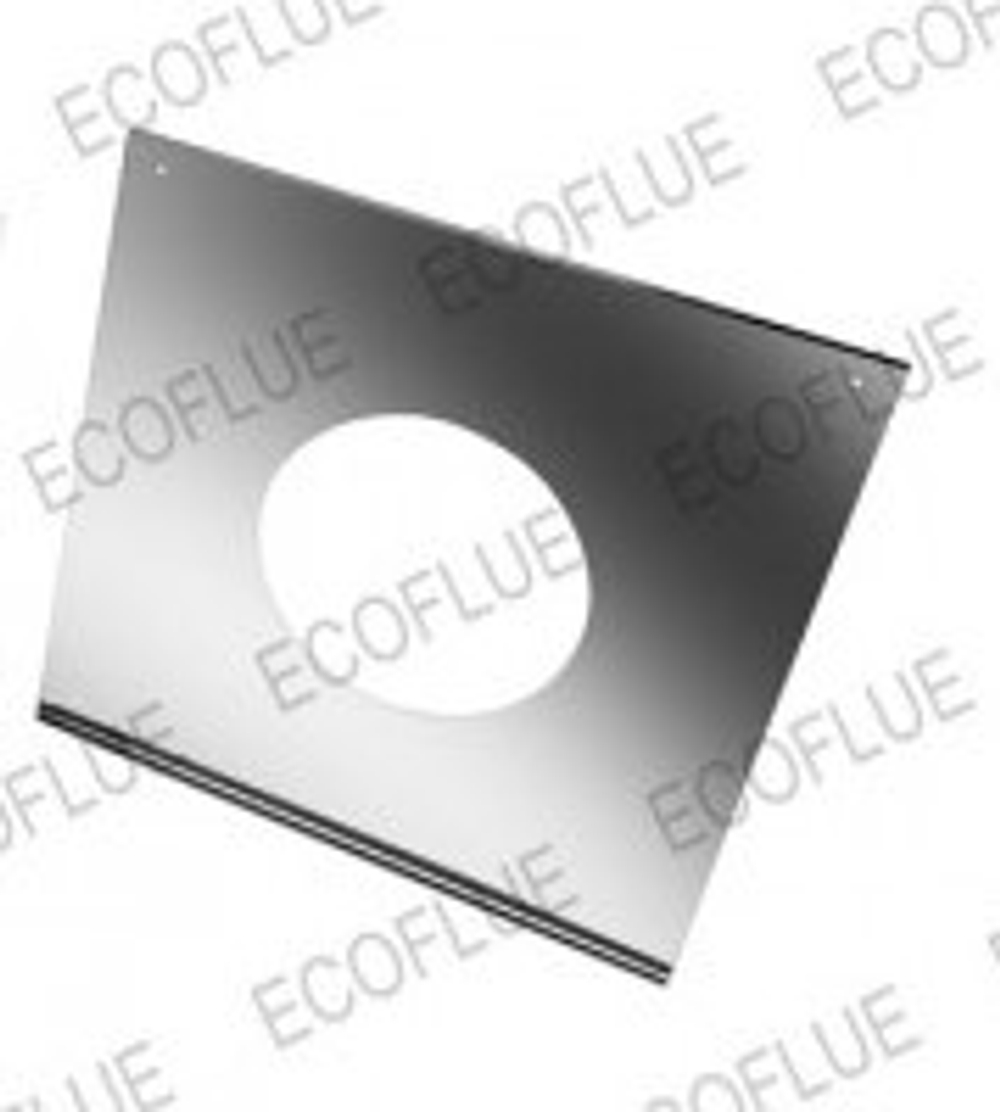 Экран с отверстием 120 мм. нерж. ECOFLUE