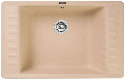 Кухонная мойка GranFest QUARZ GF-ZW-71, бежевый