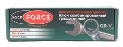 Ключ комбинированный трещоточный 8мм RockForce##Rock FORCE RF-75708
