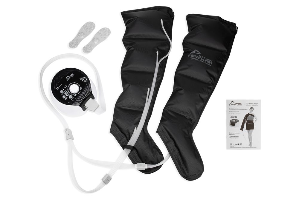 Аппарат для лимфодренажа, прессотерапии, массажа WelbuTech Seven Liner Zam-01, стандартный комплект, размер XL