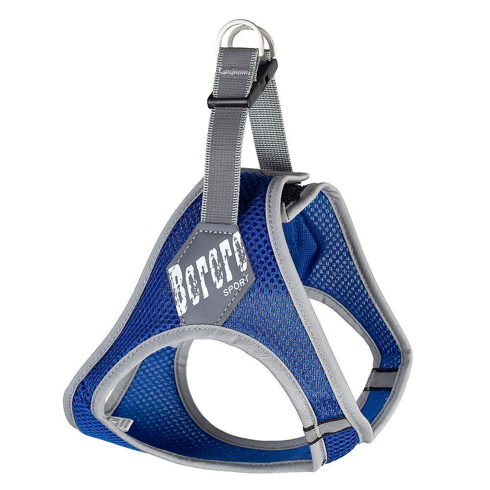 Анатомическая шлейка-жилетка MARLI, размер S, обхват груди 38-42 см, голубая