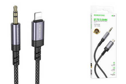 Кабель d3.5-iOS Lighting HOCO BL24 1-метр