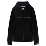 Hoodie FULL ZIP SMR ARMY Black