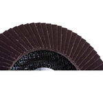 КРУГ ШЛИФ БАЗ КЛТ-1 ЛЕПЕСТКОВЫЙ ТОРЦЕВОЙ 125Х22ММ 16Н(Р80)