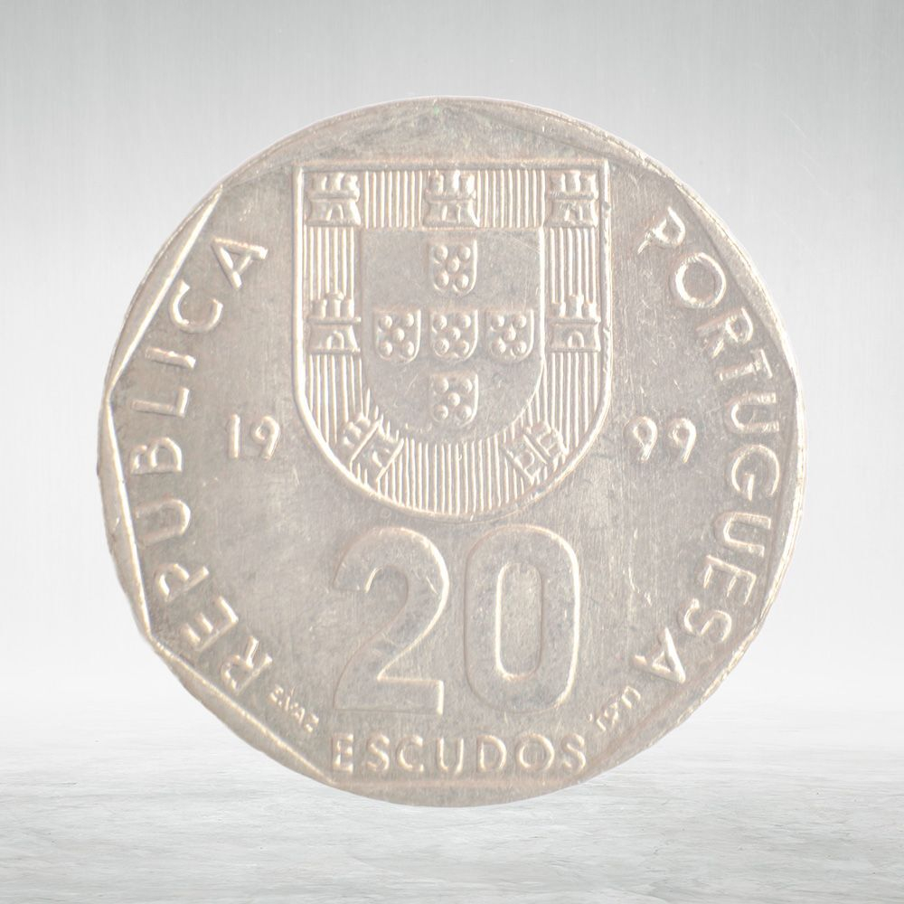 Portugal, 20 Escudos, 1999, VF