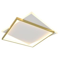 Светильник потолочный светодиодный ЭРА Модерн Lima CLL-1-82-RC WH+GD с ДУ 82W 3000-6500К белый/золото | Светильники SPB-6 с ДУ