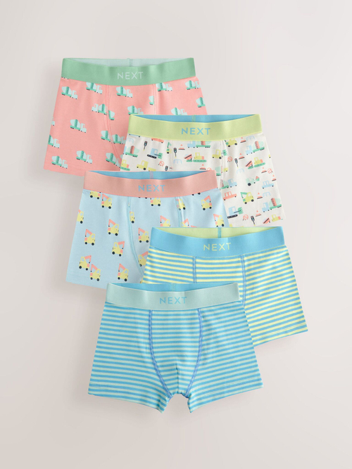 Трусы для мальчика Next E98-864, 5 шт., Голубой, Персиковый