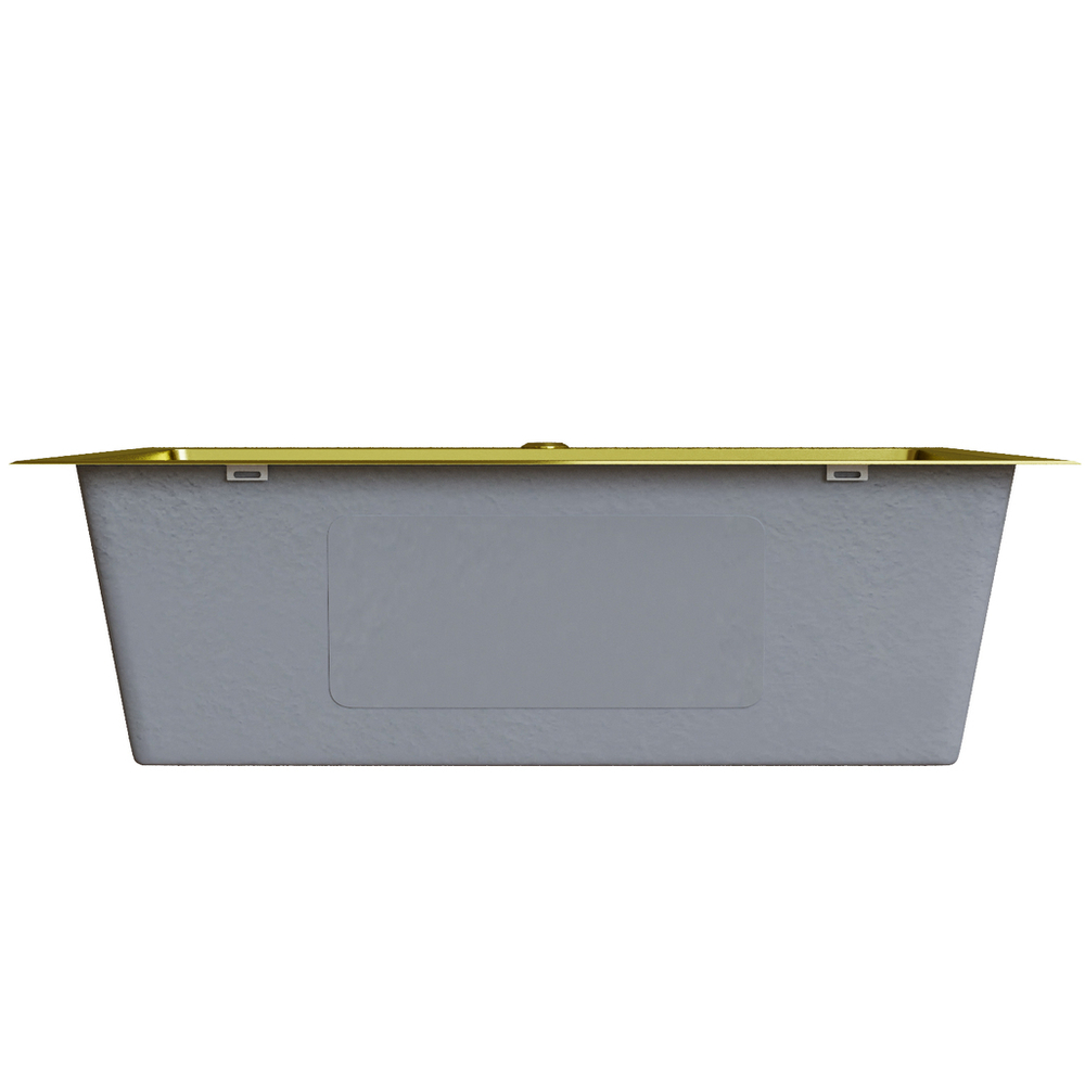 Мойка настол.монтаж 60х50 (3,0) вып 3 1/2  MIXLINE ПРО с ФАСКОЙ 22см с сифоном (золото)