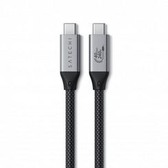 Кабель Satechi USB4 Pro 1.2 м (ST-YU4120M/ST-YU4120K) Space Gray / Серый космос