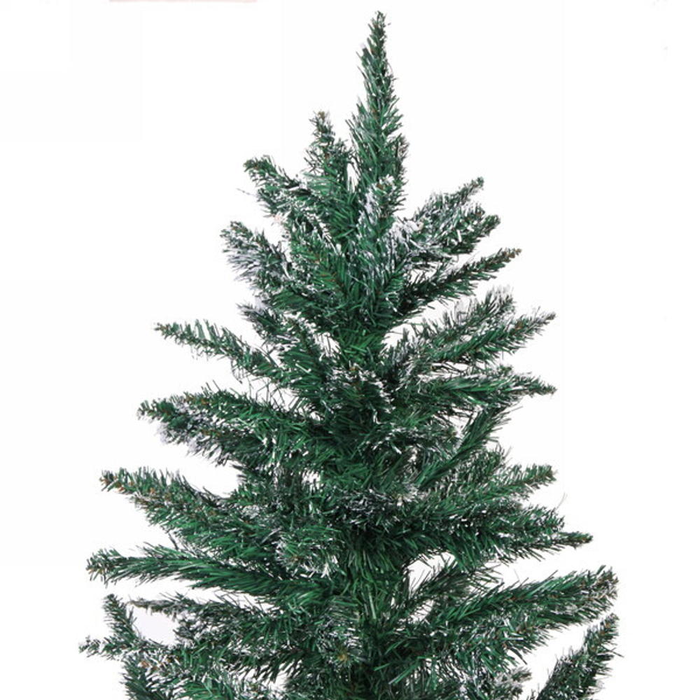 Ёлка «Рождественское чудо» 120 см ПВХ (230 веток), белый иней