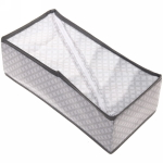 Кофр - органайзер для хранения вещей «ЭКЛАТТ», цвет пыльно - серый, 6 отделений, 32*16*10см