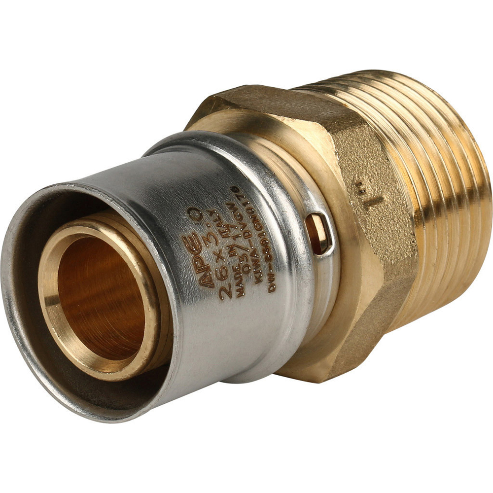 Переходник STOUT НР 1" х26 пресс
