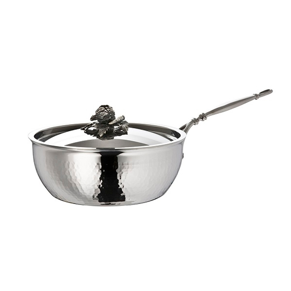 Сотейник с ручкой, 5 литров, сталь