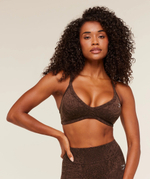Топ GYMSHARK Adapt Animal X Whitney Sports Bra Brown